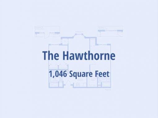 The Hawthorne, 1,046 sq ft