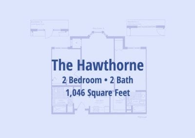 The Hawthorne, 1,046 sq ft