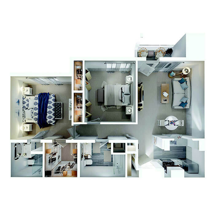 Montgomery 3D floor plan